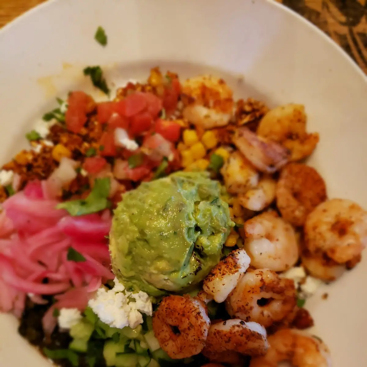 BJ's Brewhouse Protein Bowl - With Shrimp