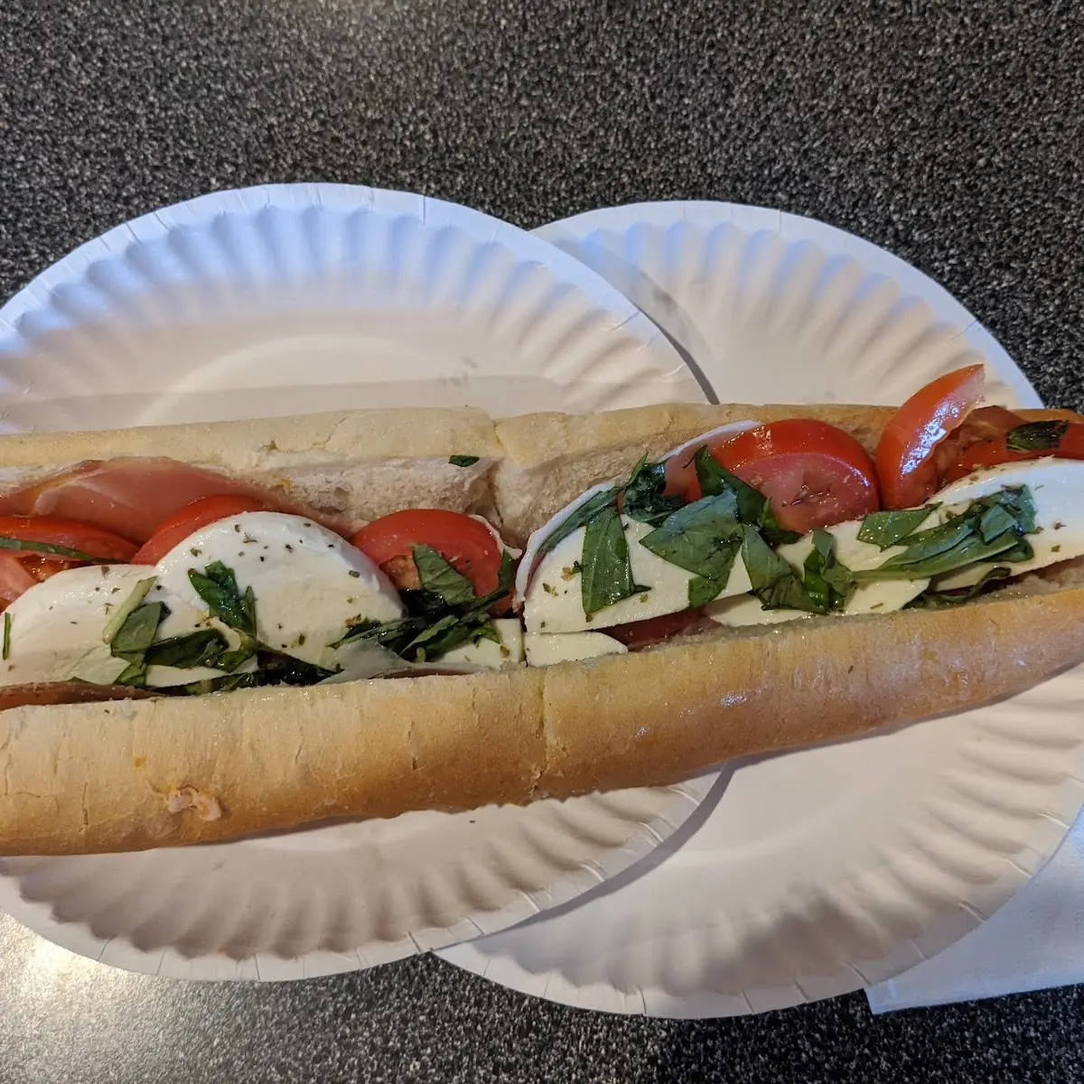 Mozzarella Tomato & Basil Sub