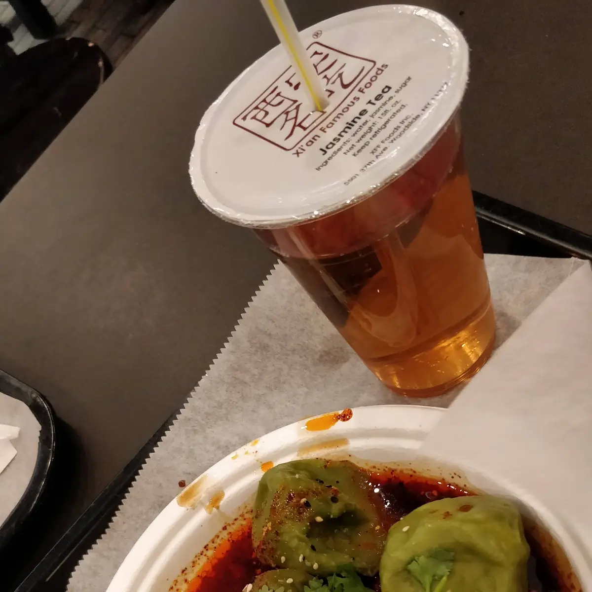 Spinach Dumpling Soup