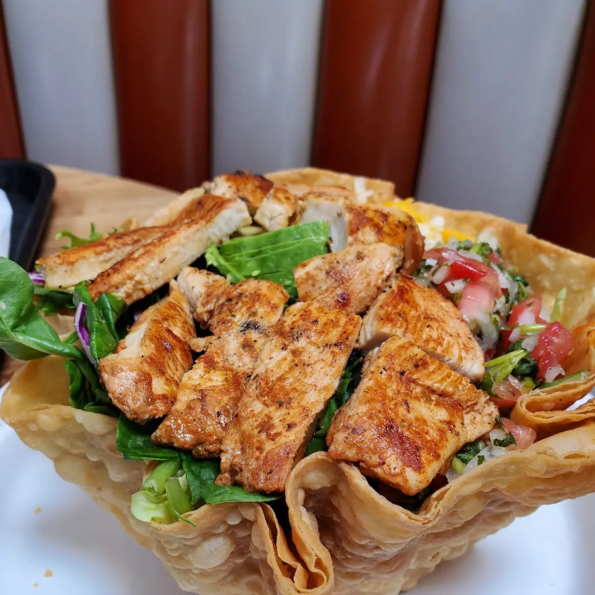 Chicken Tostada Salad