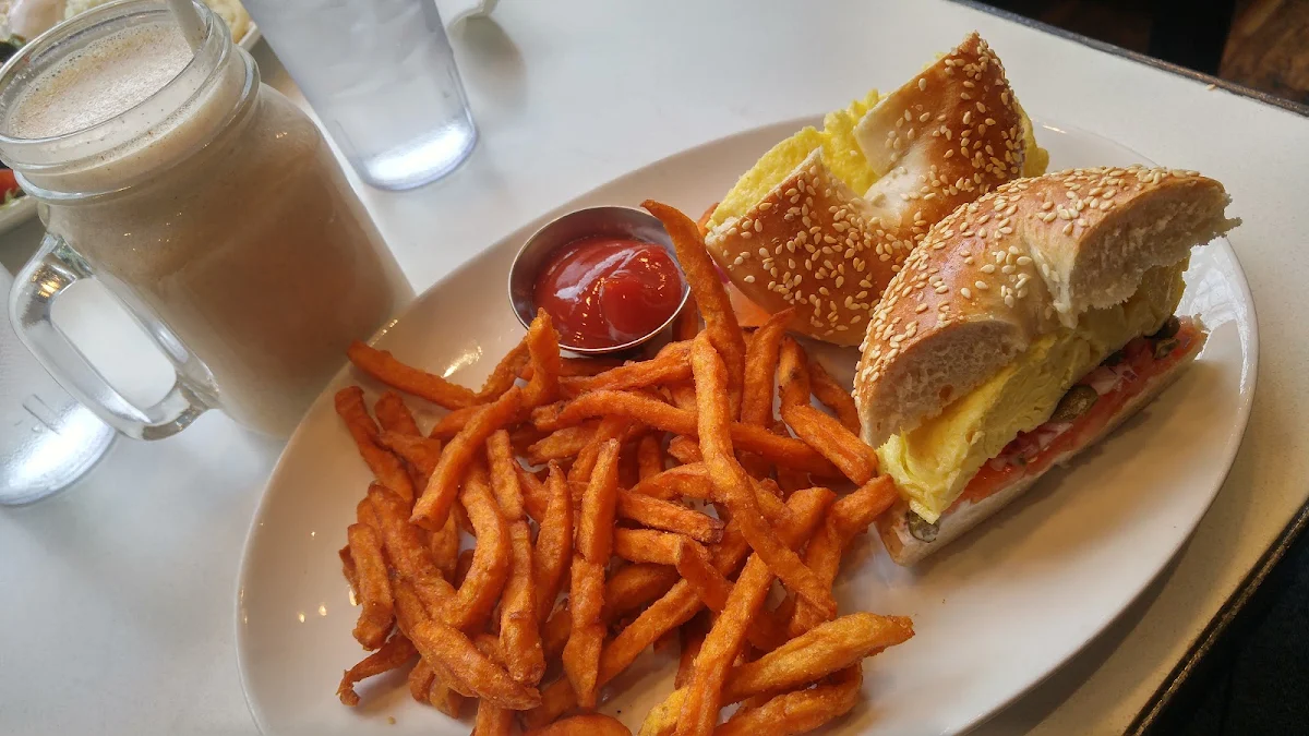 Bagel with Sweet Potato