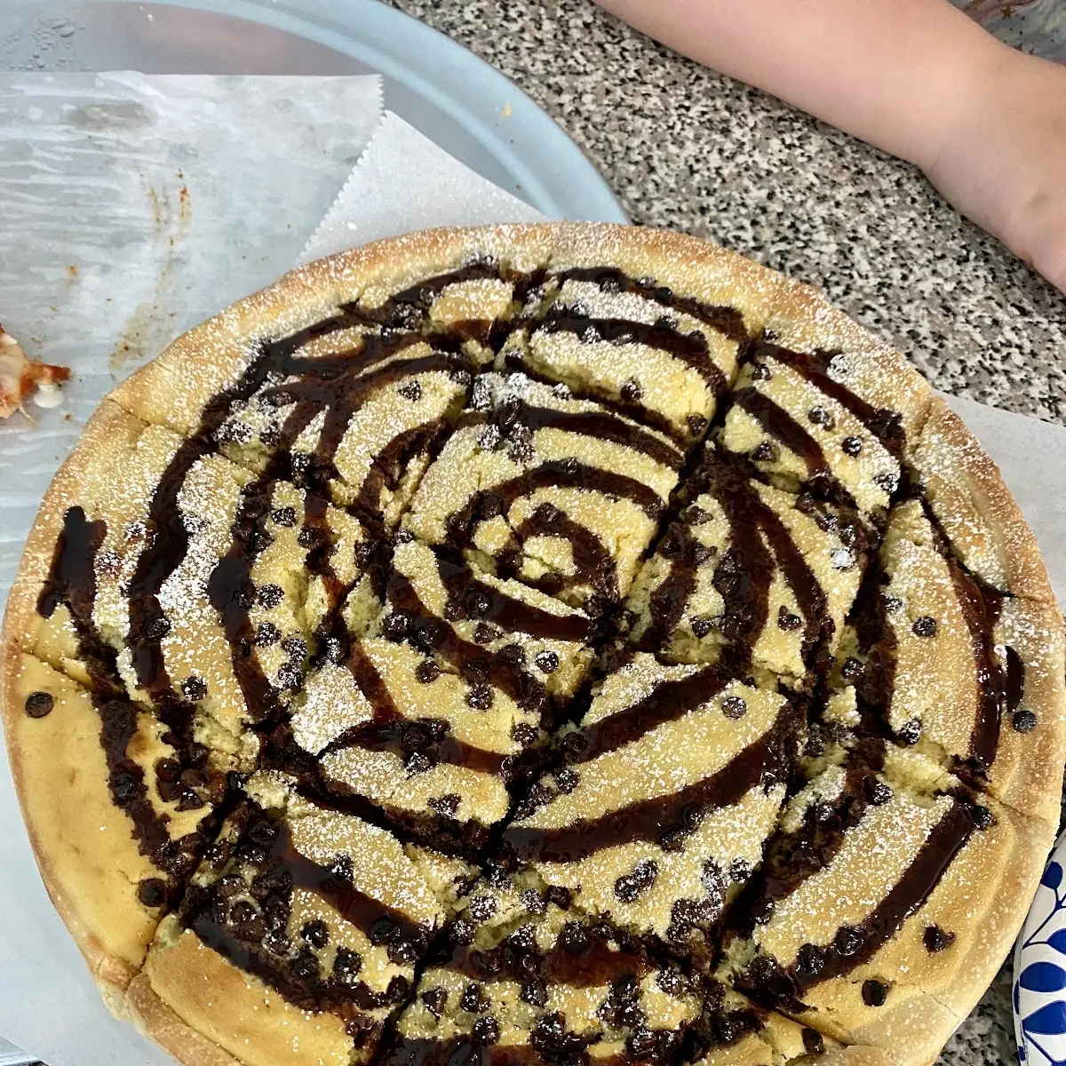 Chocolate Chip Pizza