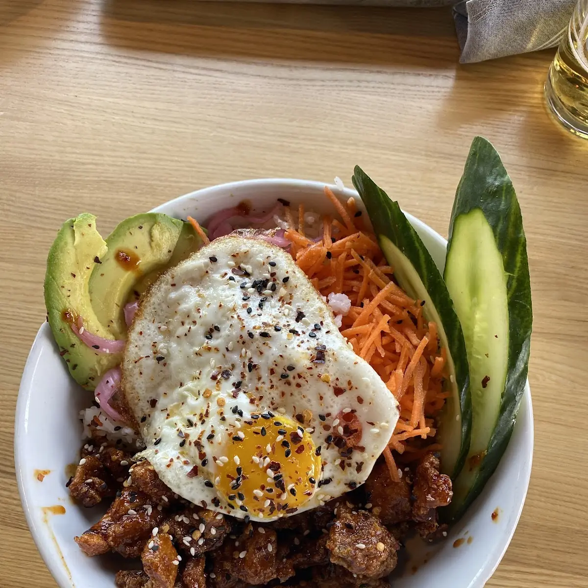 Korean Fried Chicken Bowl