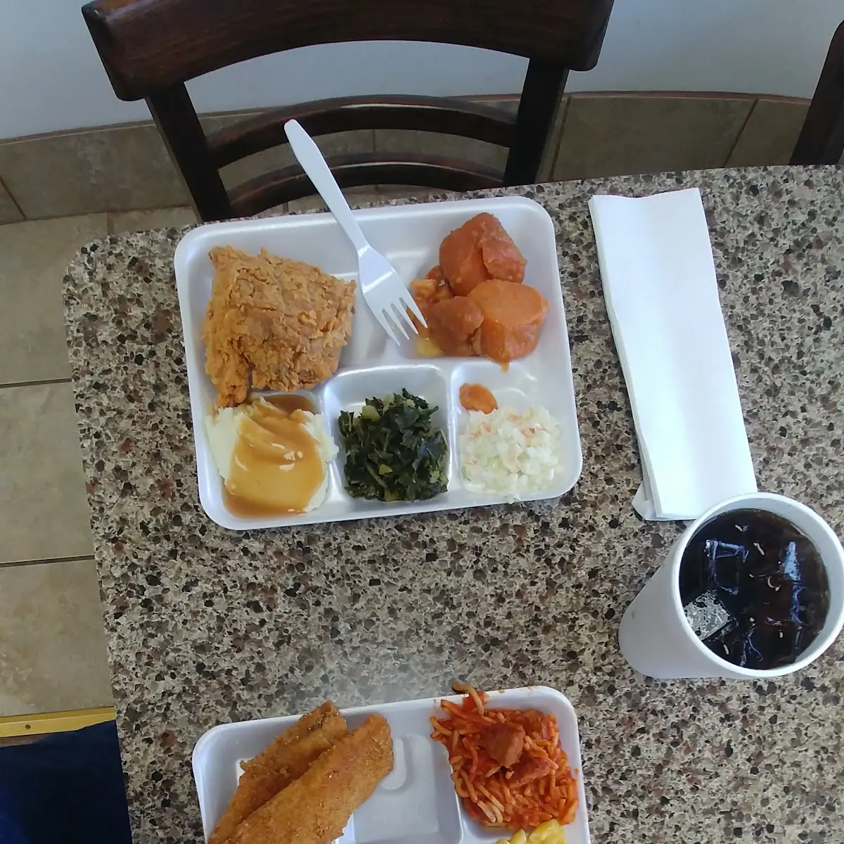Chicken with Items from Salad Bar