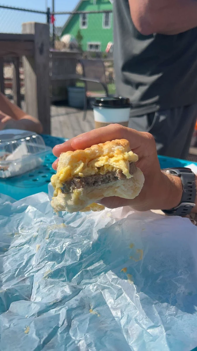 Sausage Egg and Cheese Biscuit