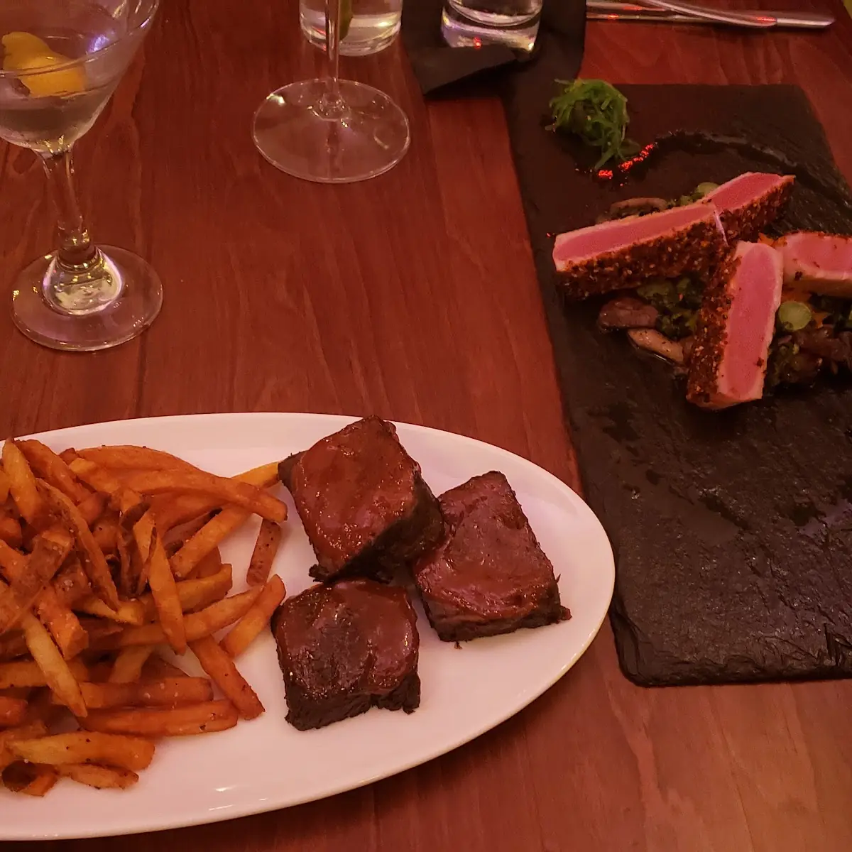 BBQ Jameson Short Ribs and Asian Tuna