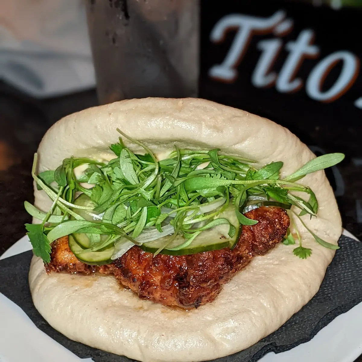 Fried Chicken Bao Bun