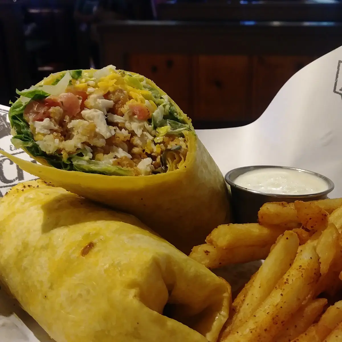 Crispy Chicken Ranch Wrap