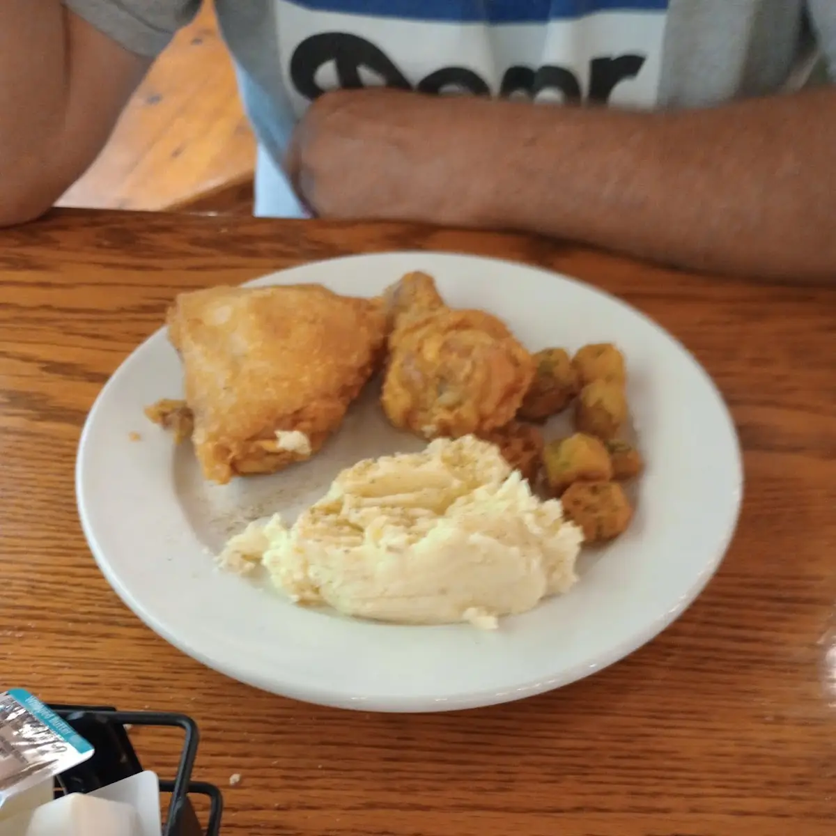 Fried Chicken and Mashed Potatoes
