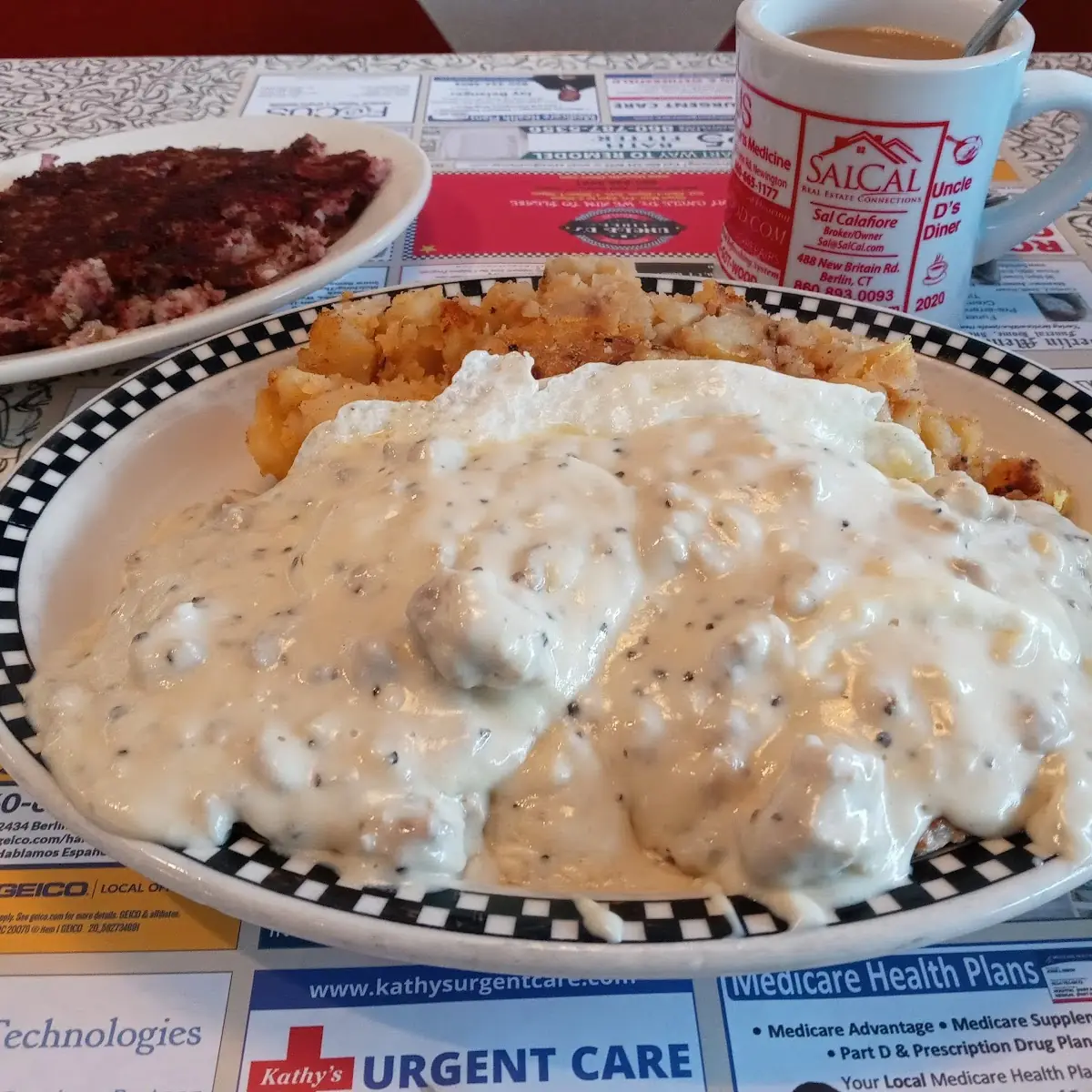 Sausage Gravy and Biscuits
