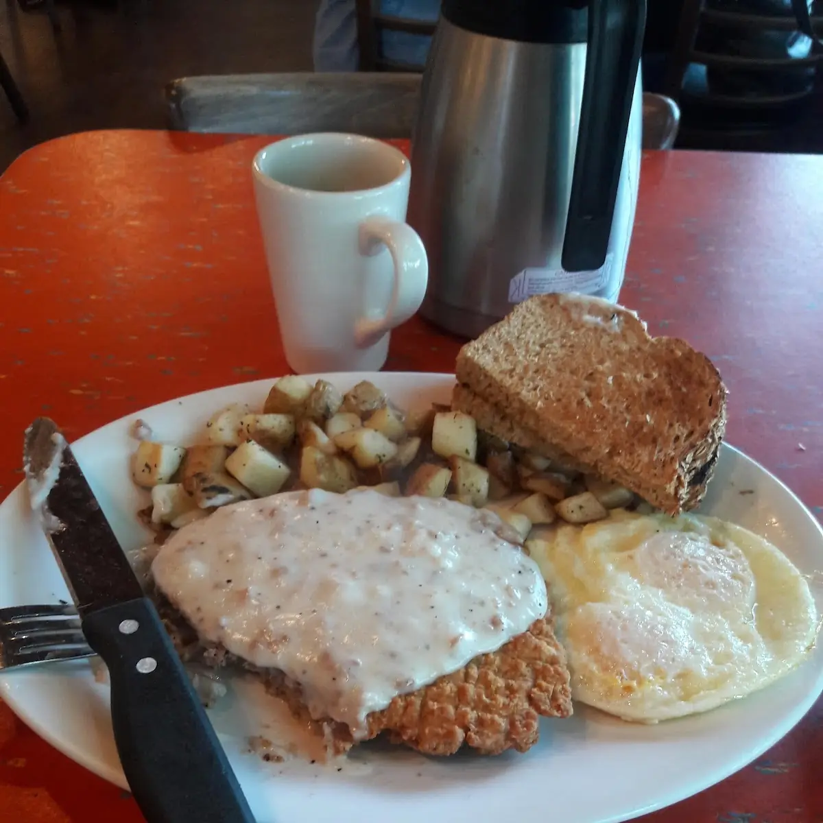 Chicken Fried Steak and Eggs