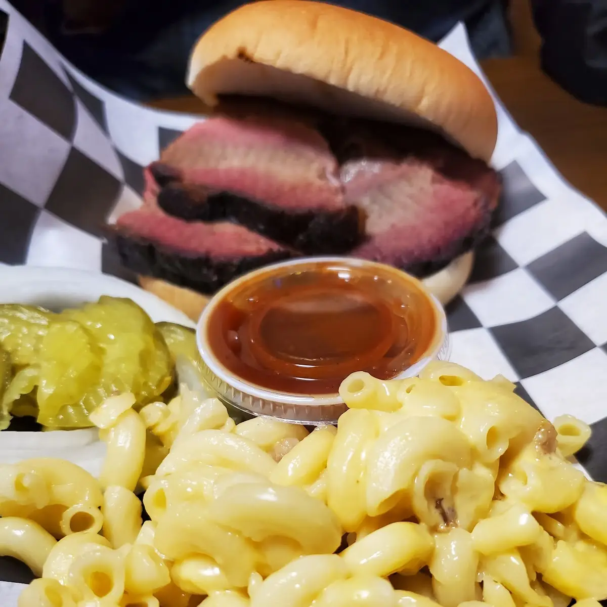 Sliced Brisket Sandwich