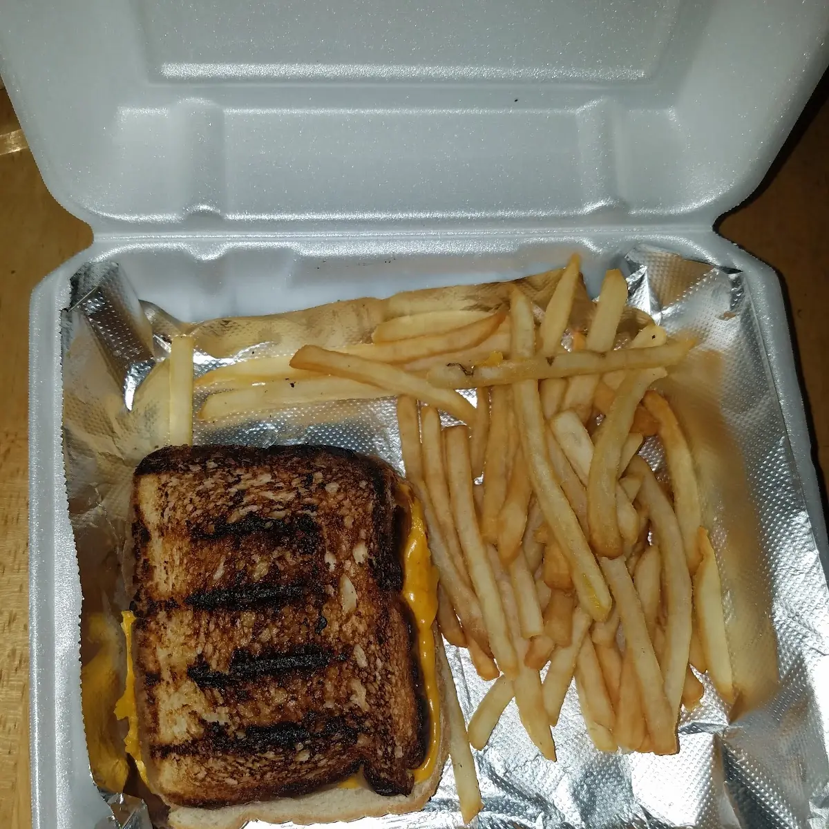 Grilled Cheese and Fries