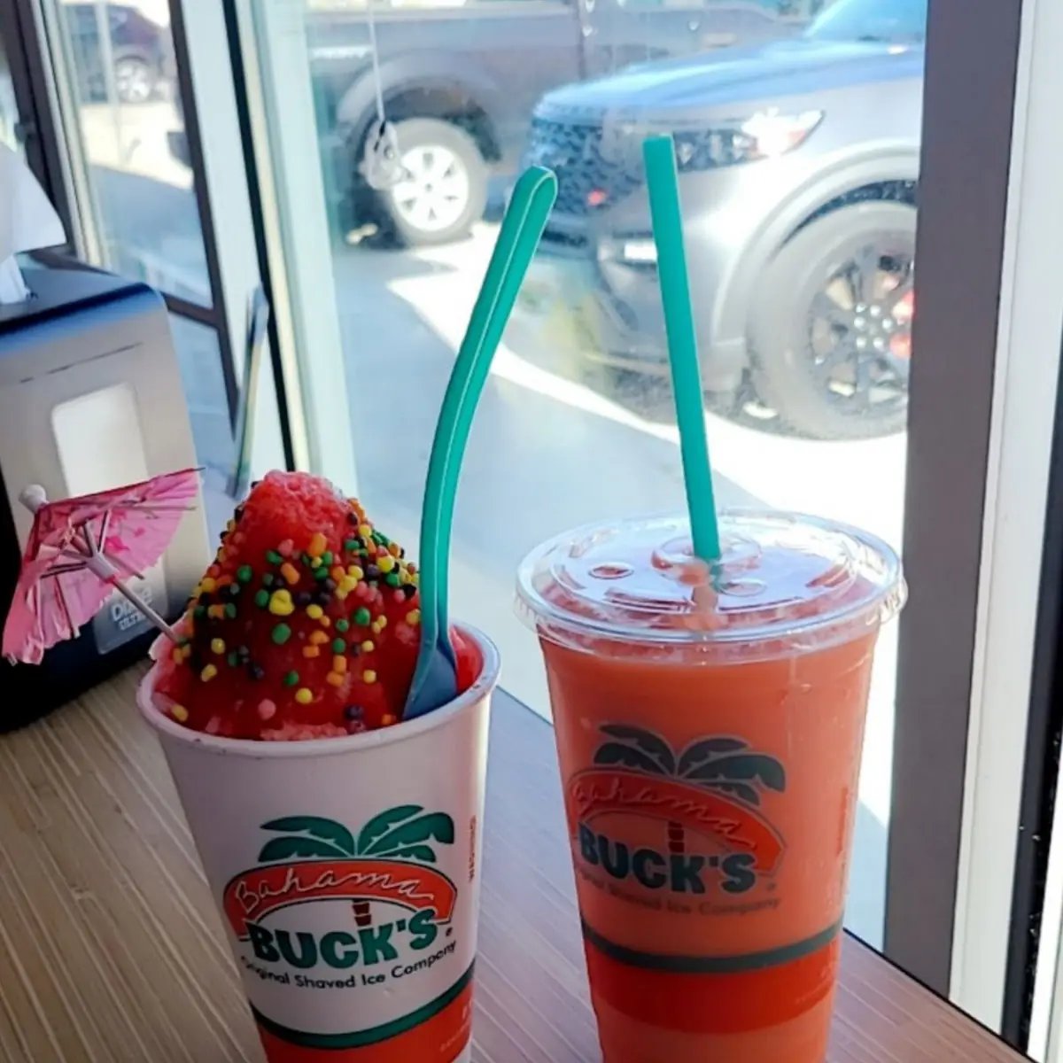 Nerds Rainbow Sno and Watermelon Mango Slush