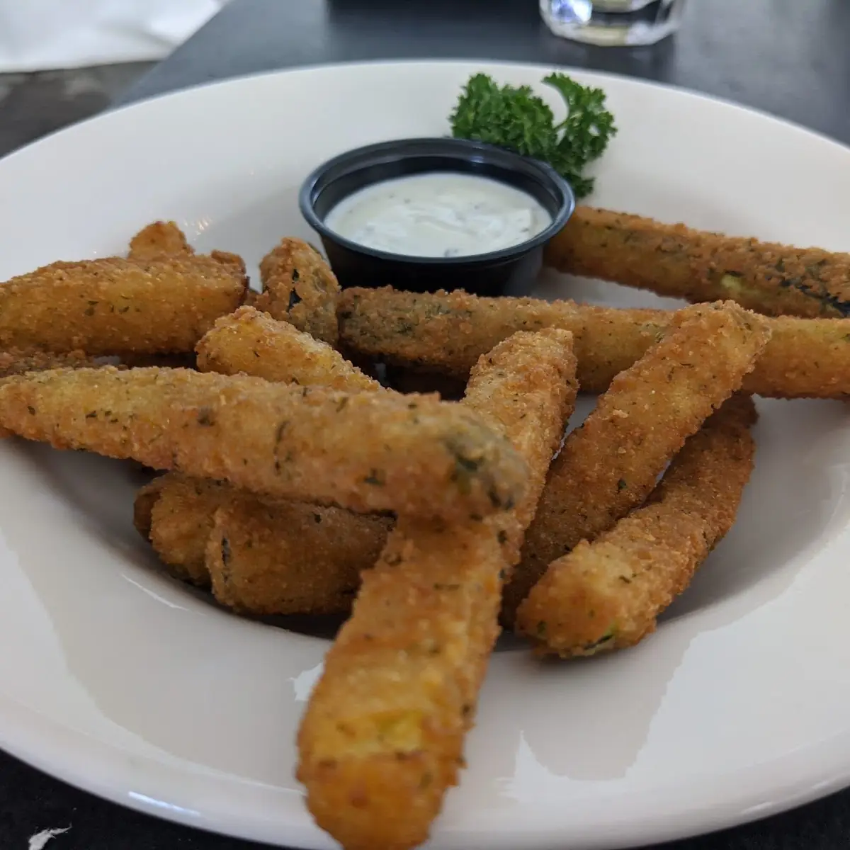 Zucchini Fries with Ranch