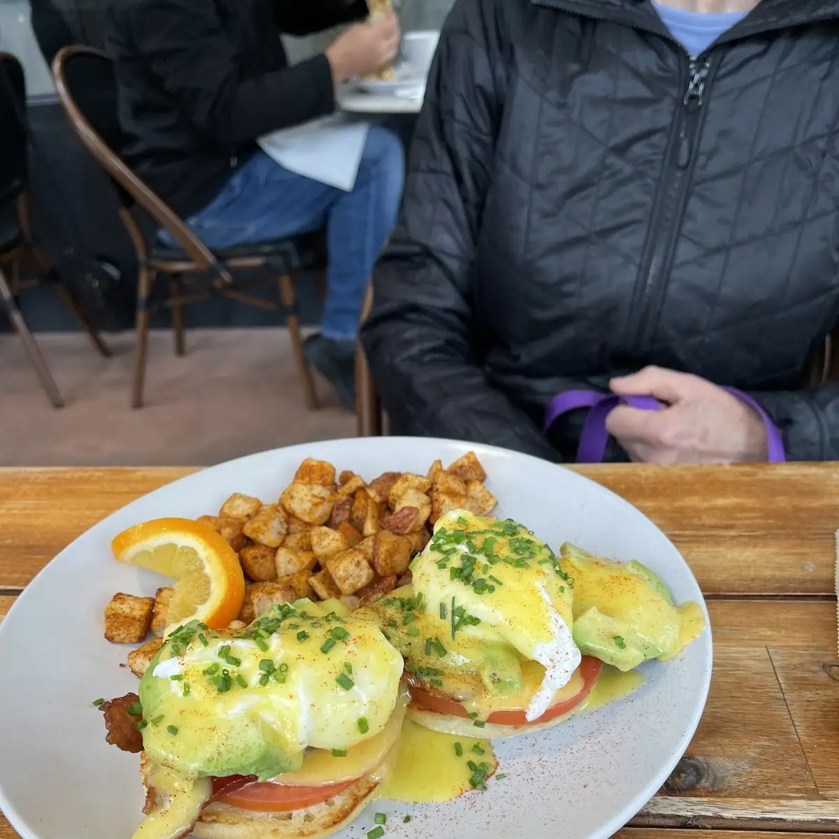 Brass Bird Eggs Benedict