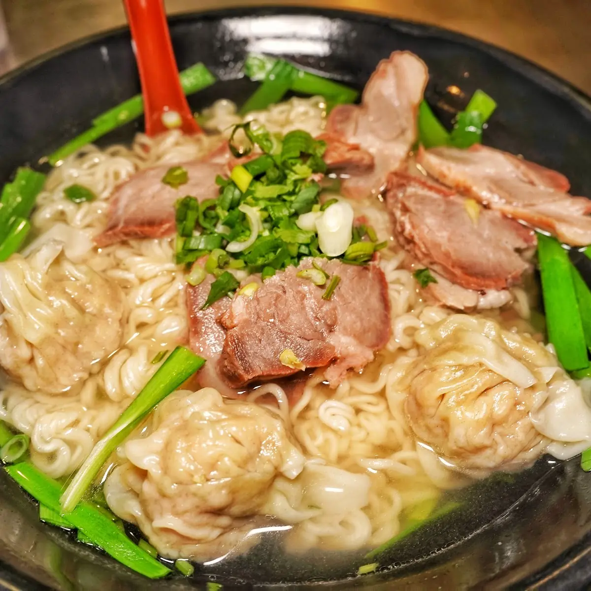 Char Siu and Wonton Noodle
