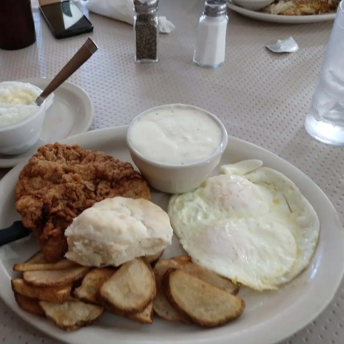 Chicken Fried Steak and Eggs