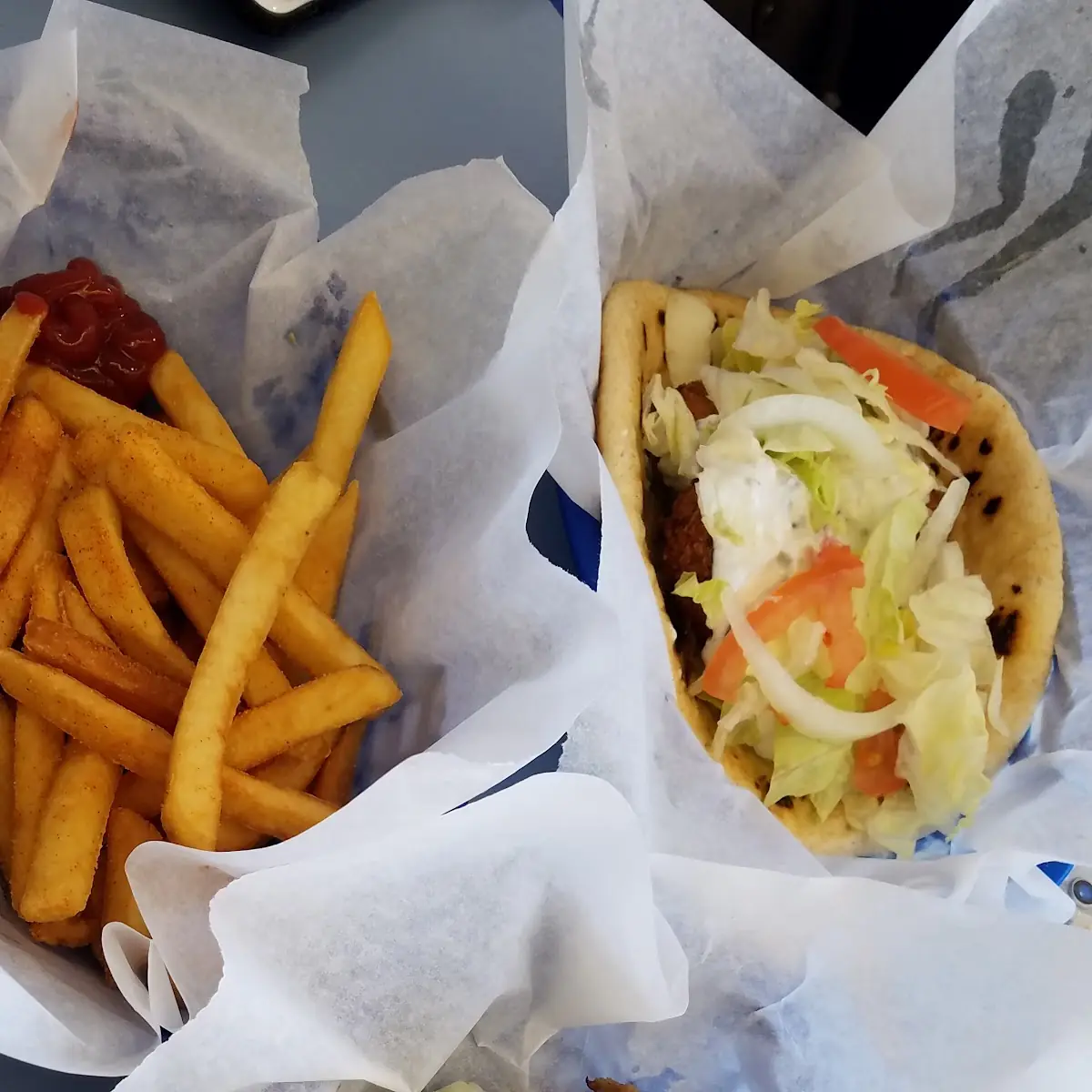 Gyro Cheese Fries