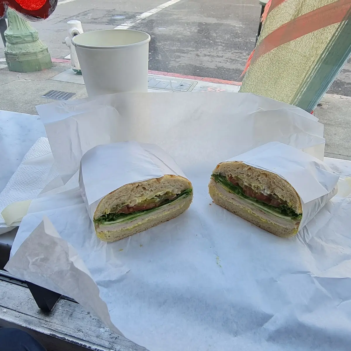 Sandwich Poulet Crudités