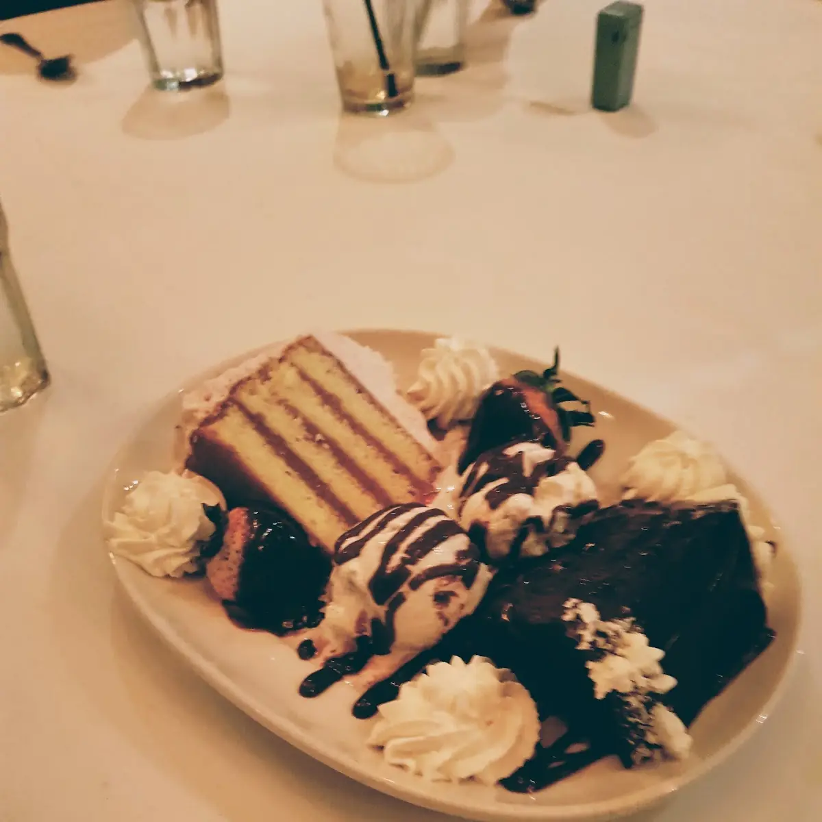 Lost Lady Chocolate Cake with Chocolate Sauce