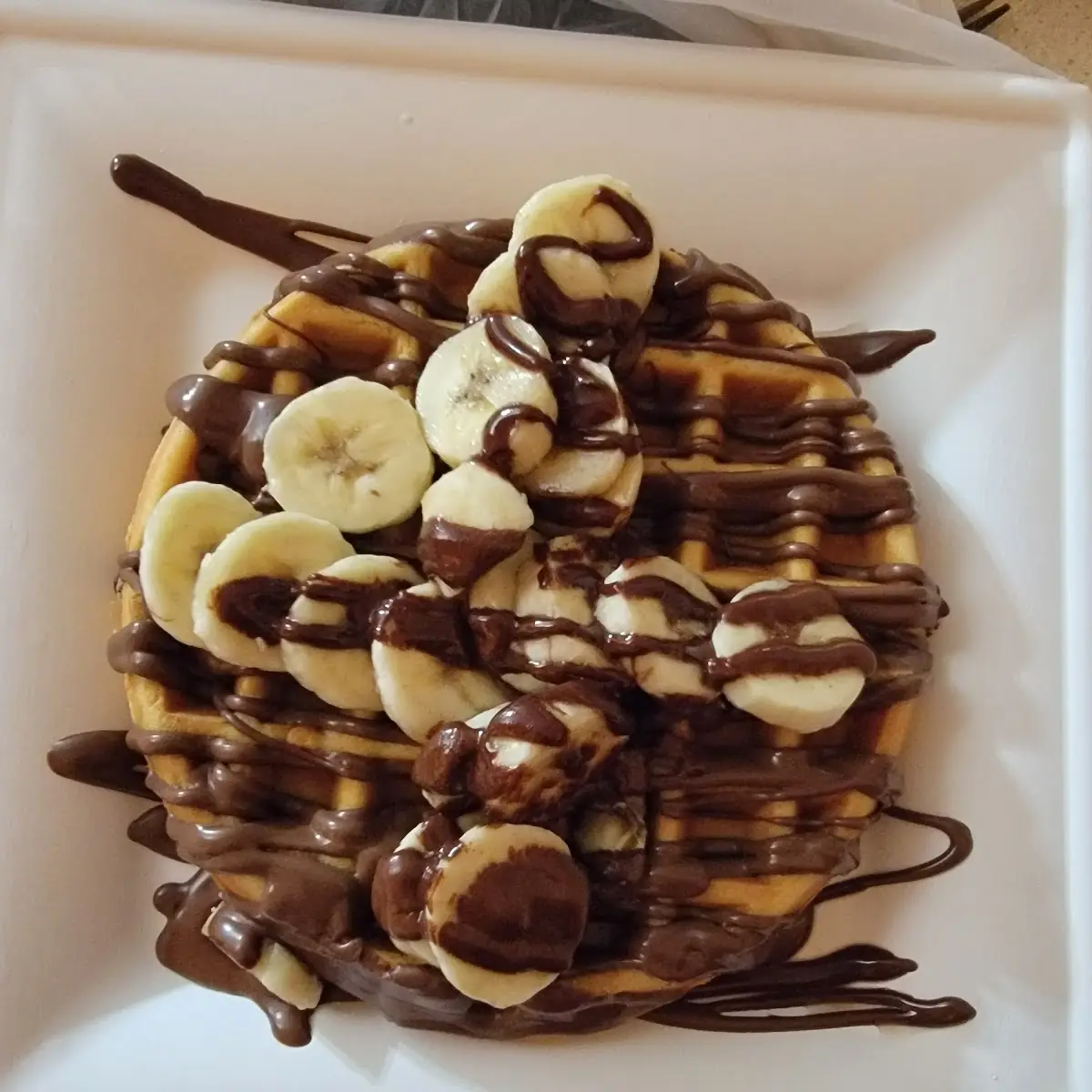 Banana Nutella Waffle
