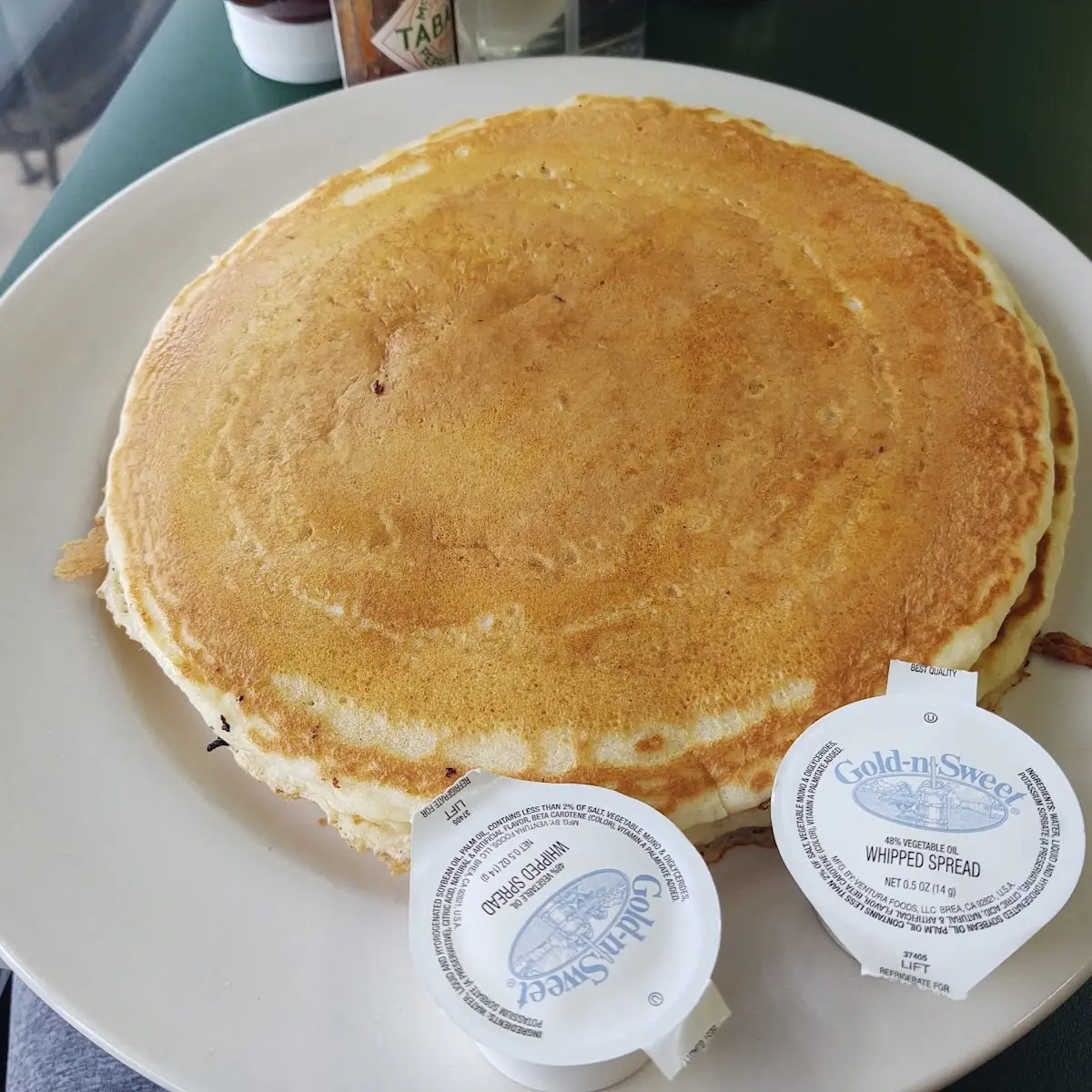 Two Blueberry Pancakes