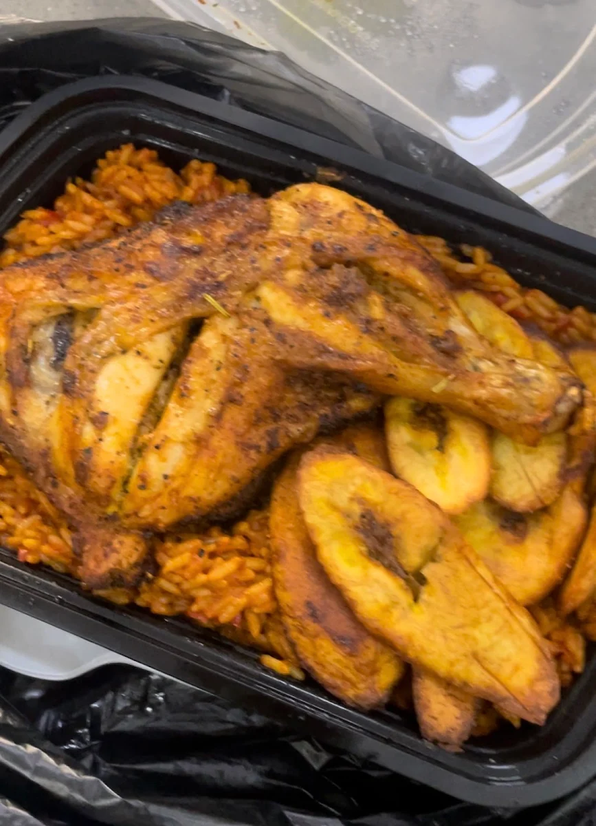 BBQ Fried Tilapia with Plantain