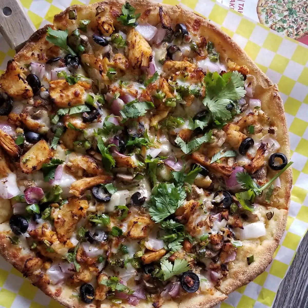 Chicken Curry Pizza