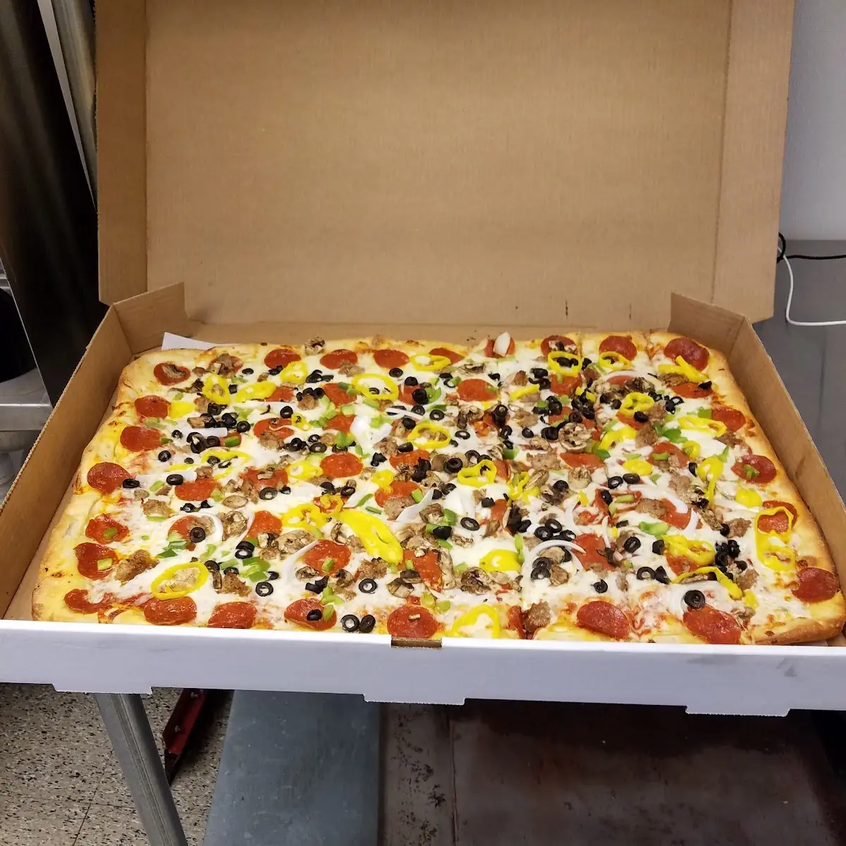 Sheet Pizza Deluxe