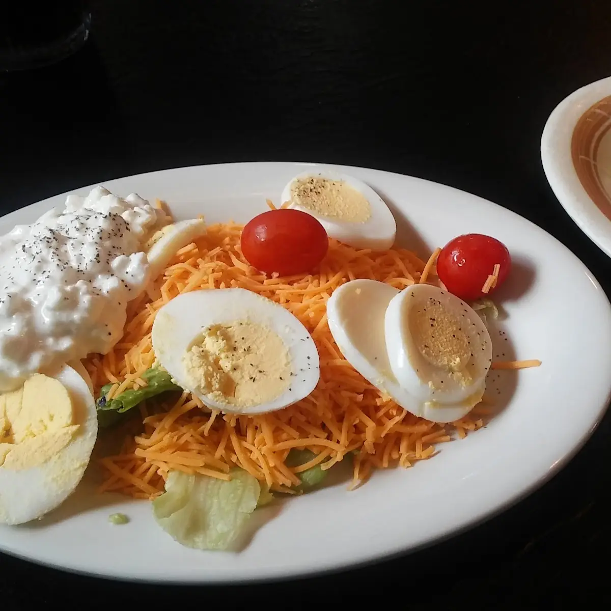 Salad Bar and Pudding