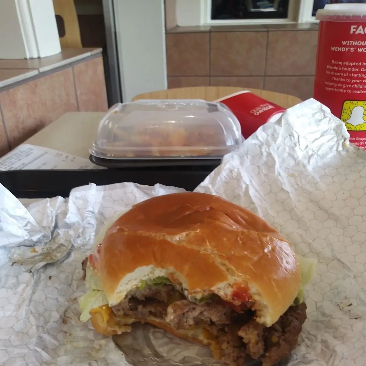 Dave's Double Cheeseburger Combo