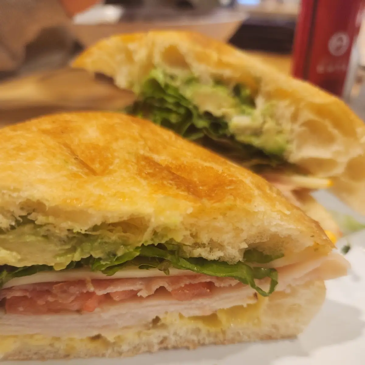 Turkey Avocado Club Sandwich