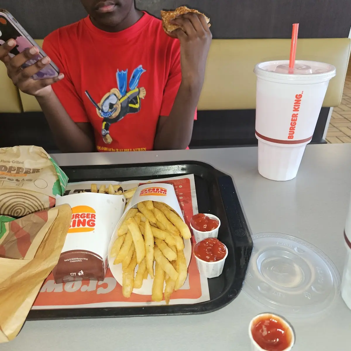 Whopper with Cheeseburger Combo