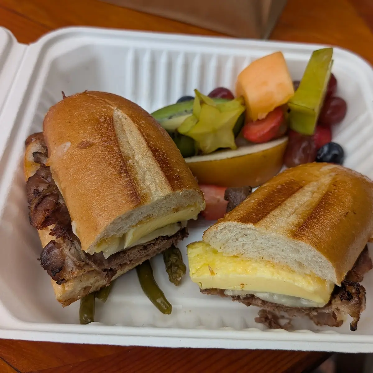 Breakfast Brisket Sandwich