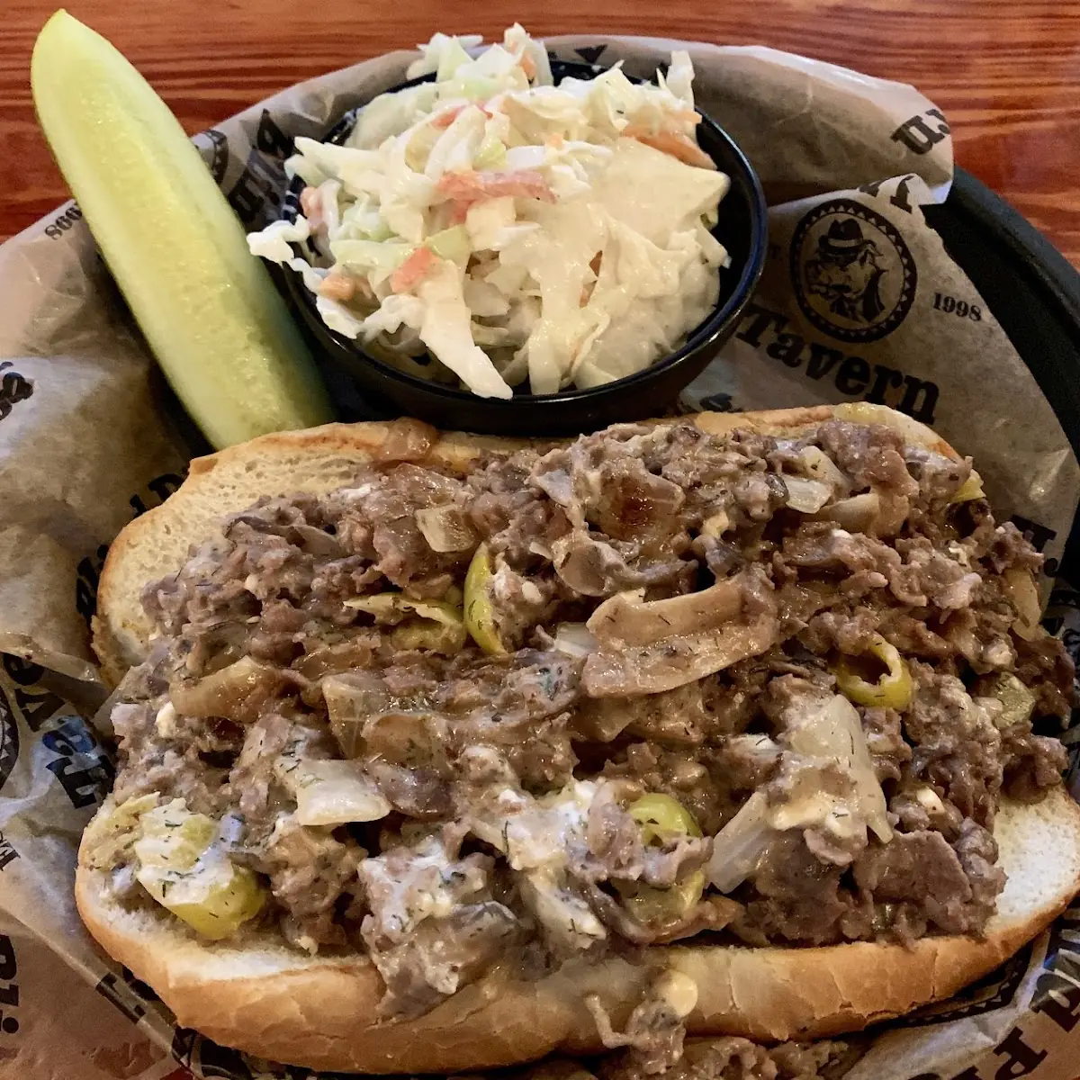 Greek Philly Cheesesteak