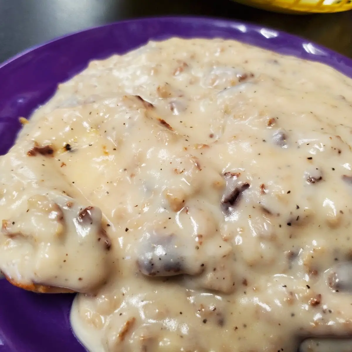 Biscuit and Sausage Gravy