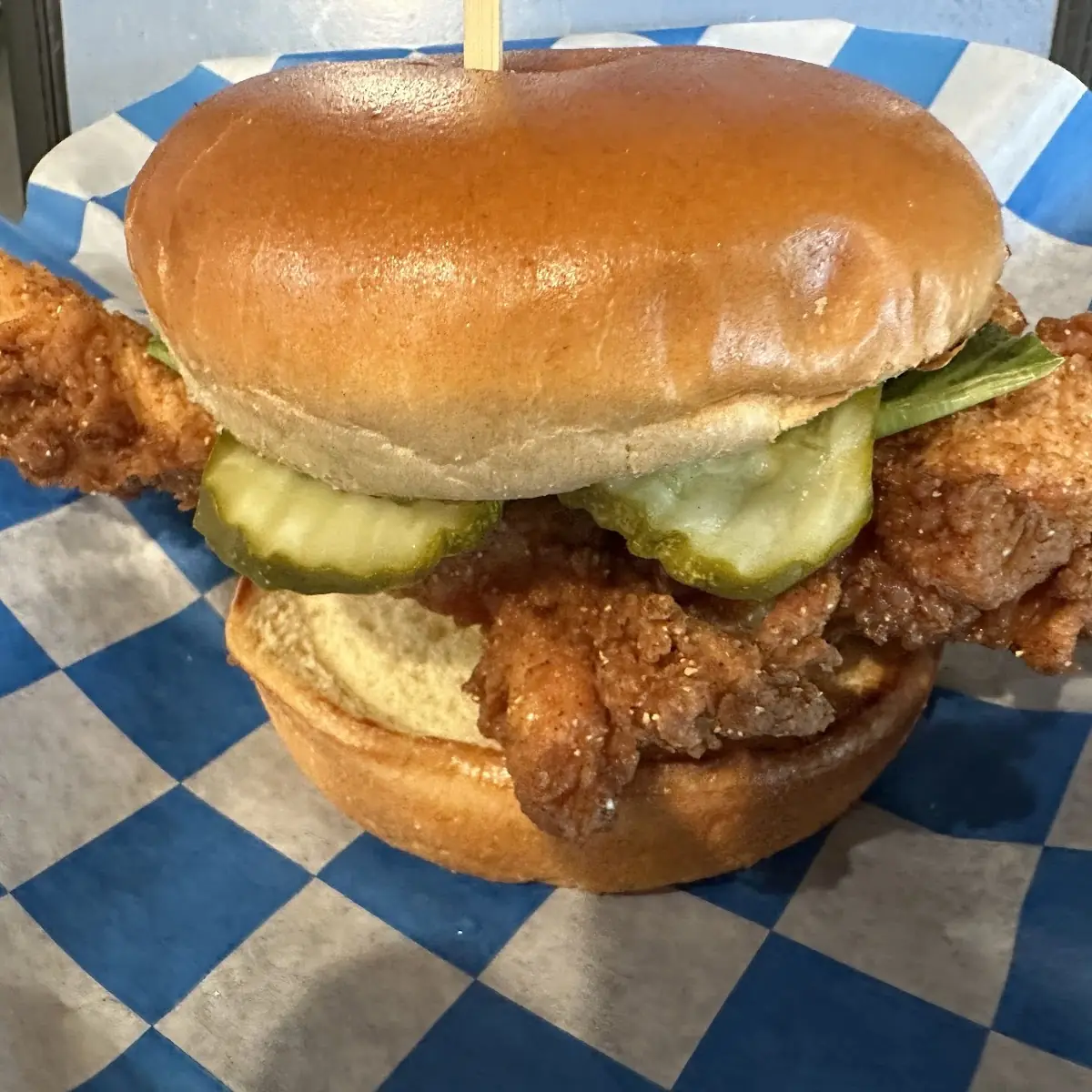Cluckin' Chicken Sandwich