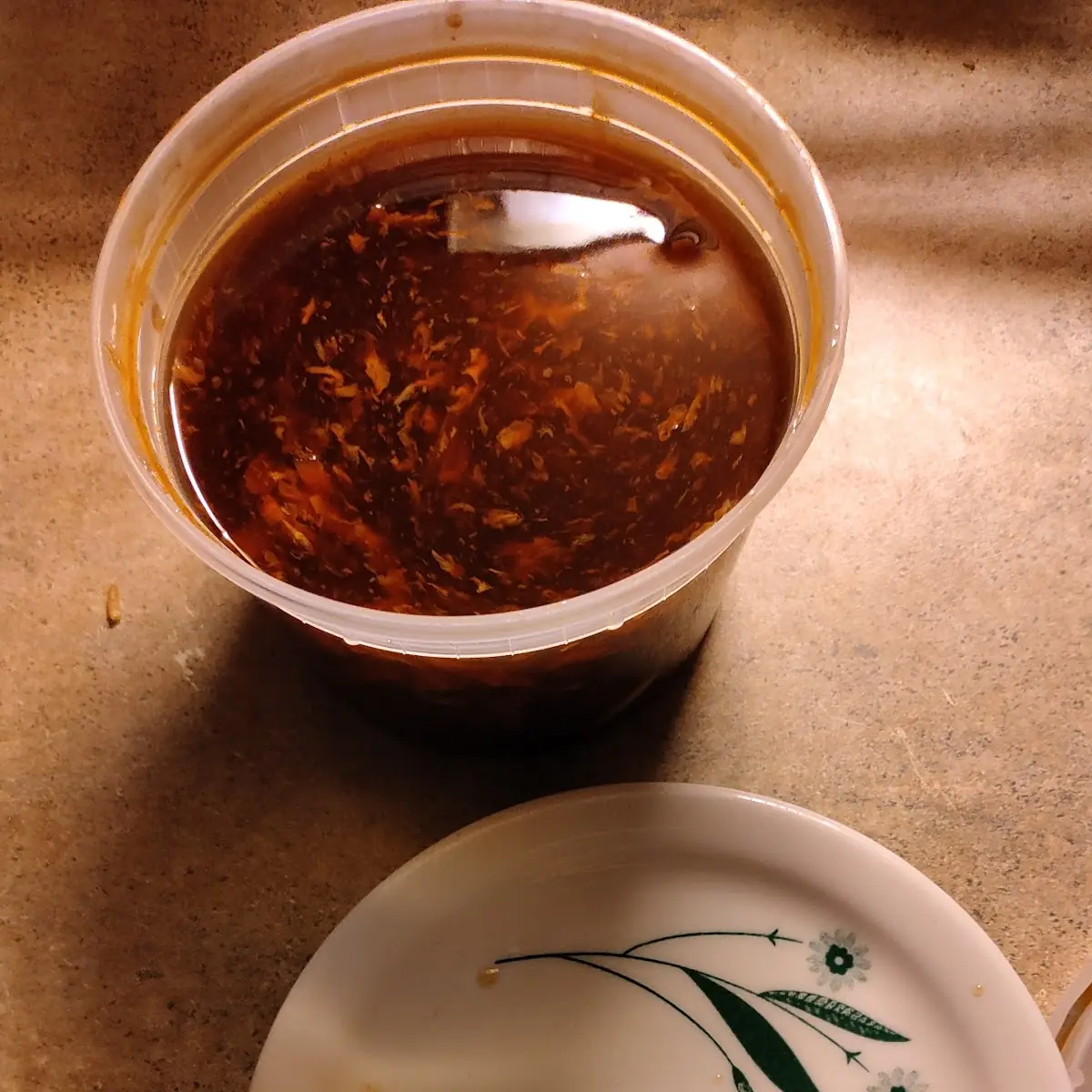Tofu in Hot and Sour Soup