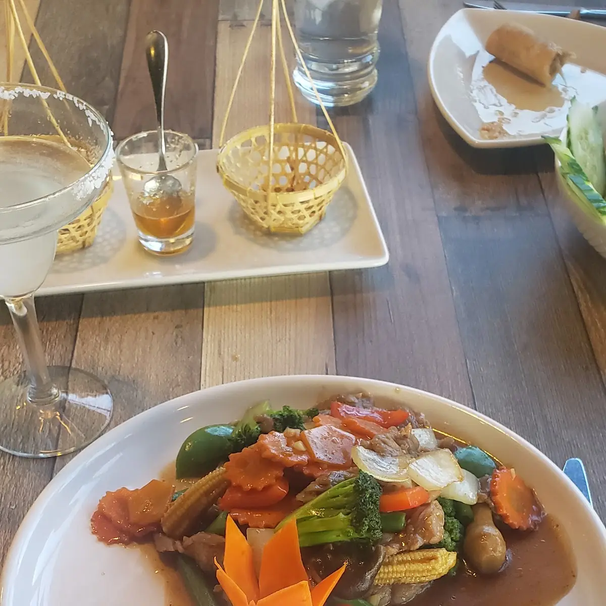 Mixed Vegetable Stirfry with Beef