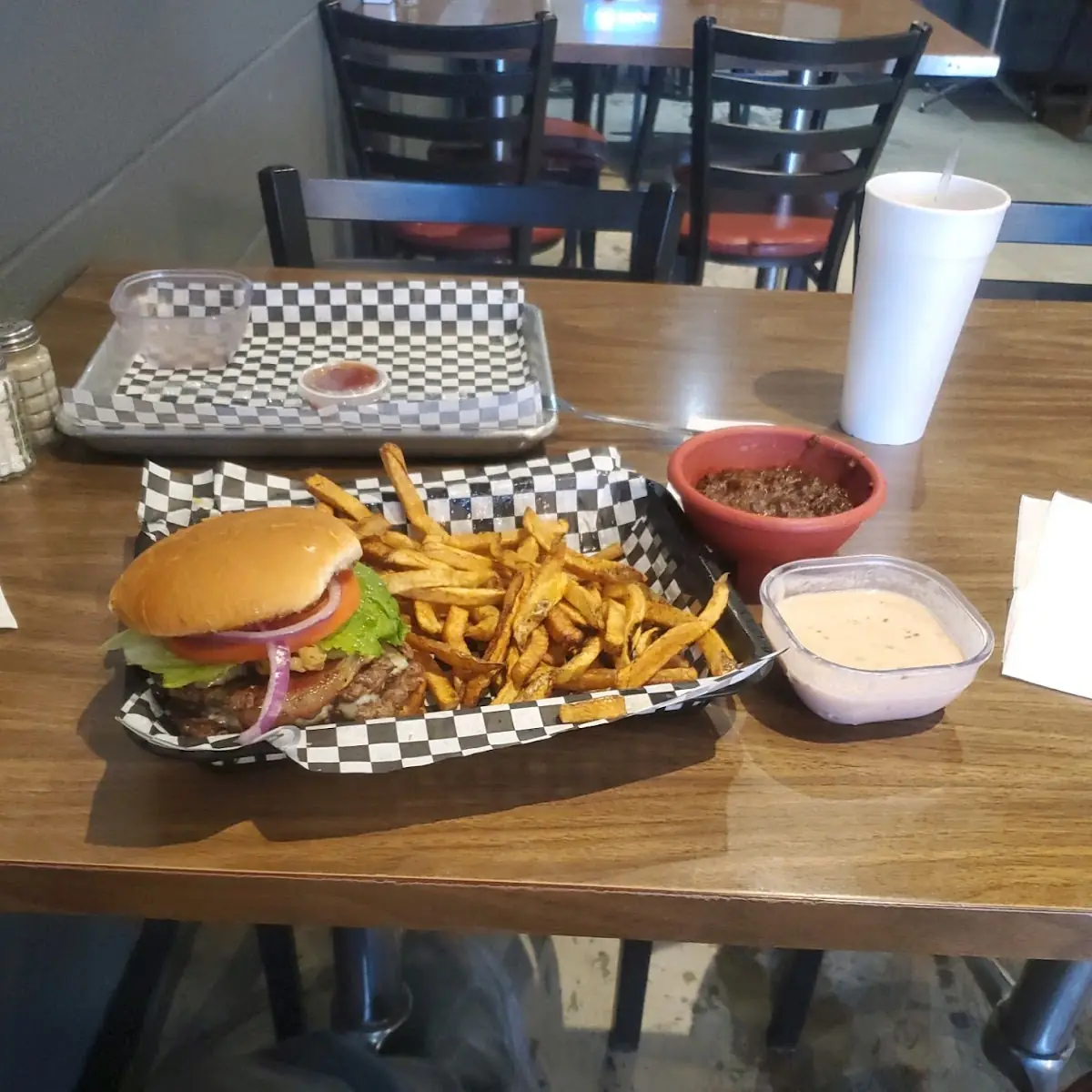 Texas Burger and Fries