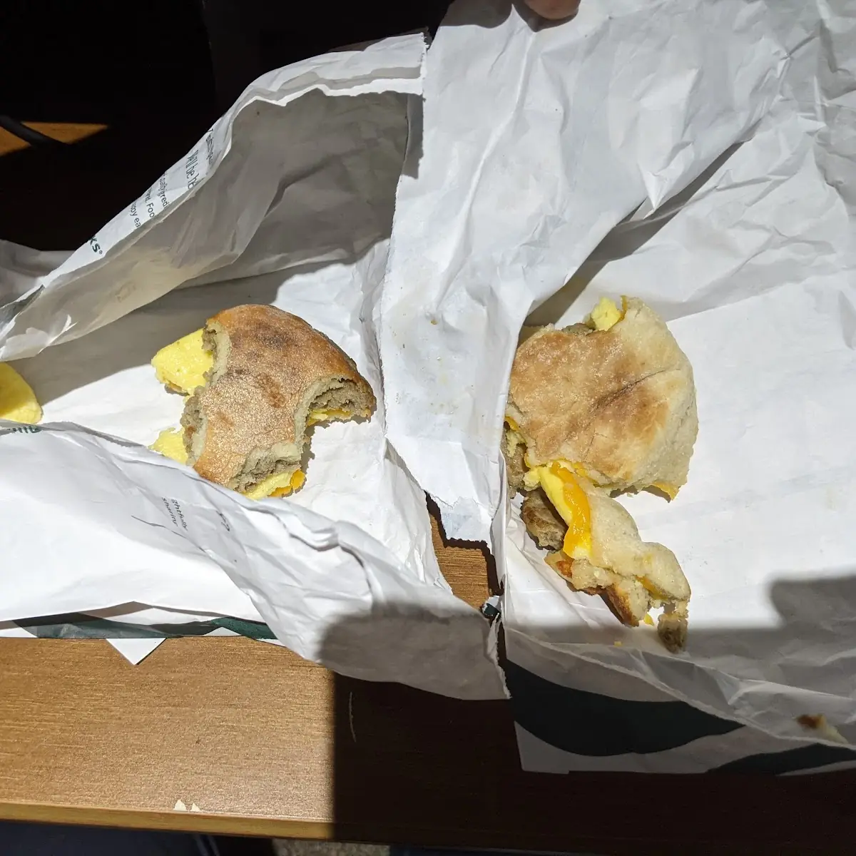 Sausage Egg and Cheese Sandwich