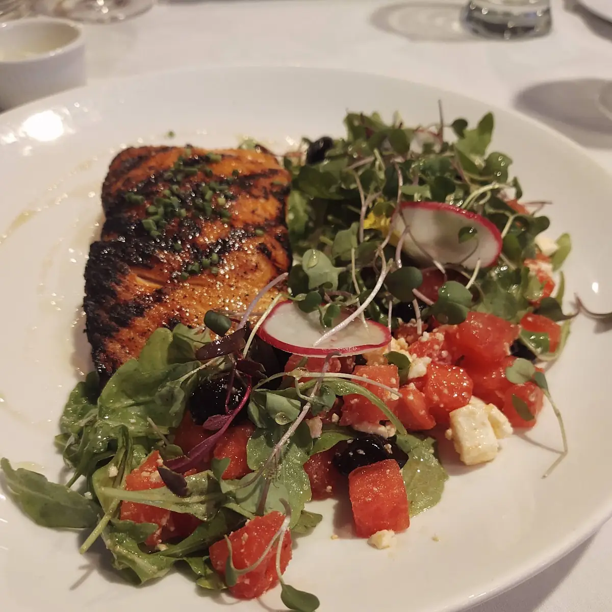 Apple Butter Glazed Grilled Salmon
