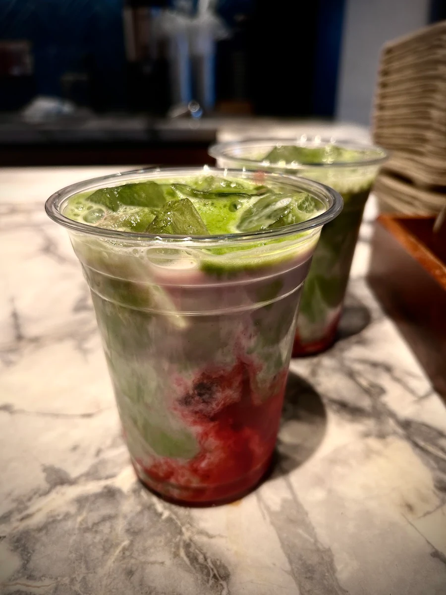 Raspberry Matcha