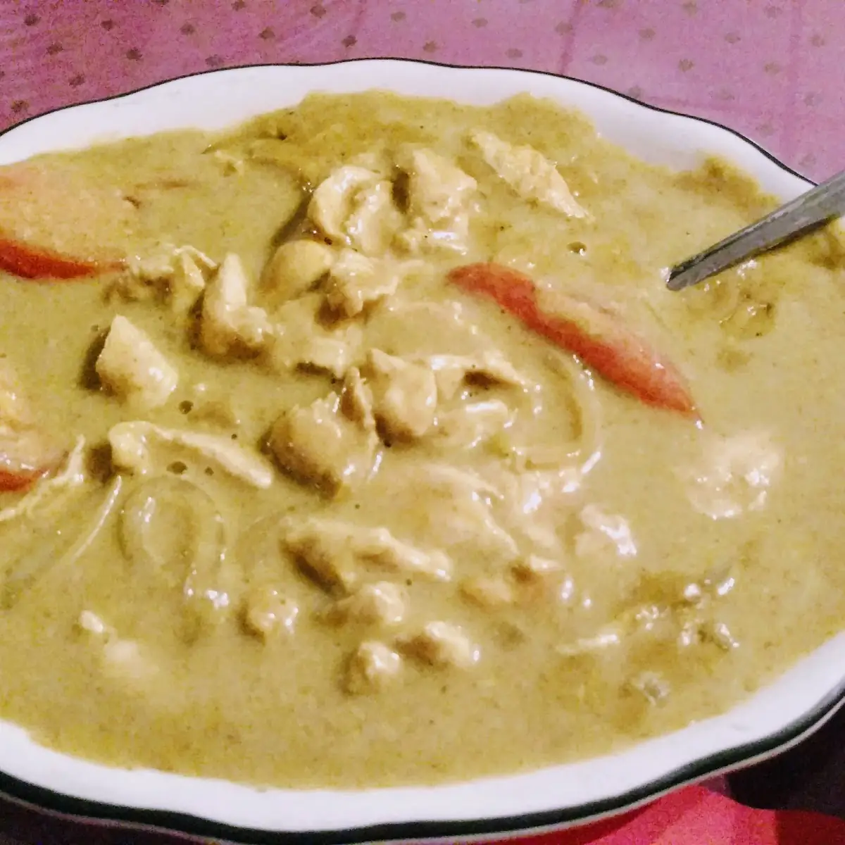 Yellow Curry Chicken Dinner