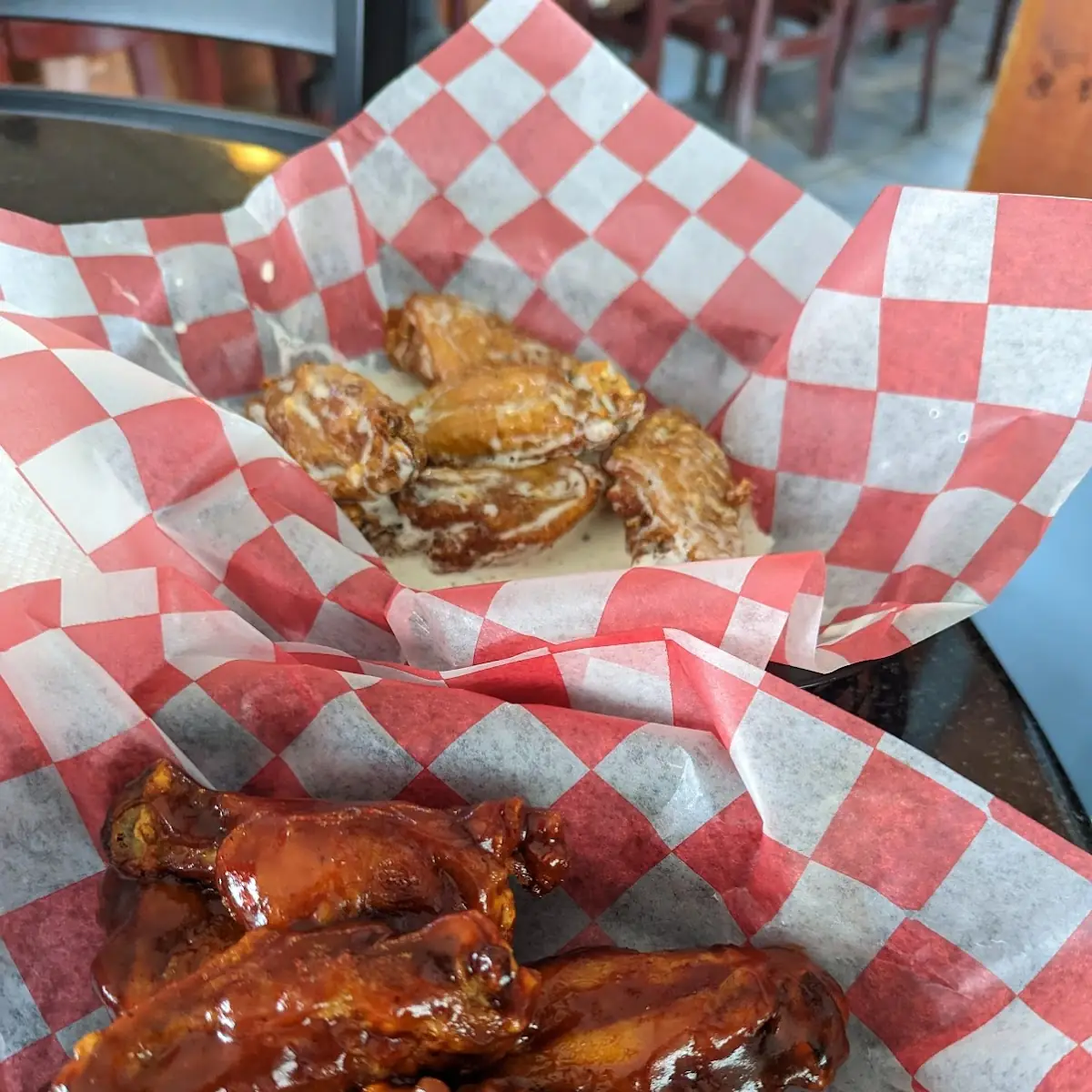 Creamy Ranch and BBQ Wings