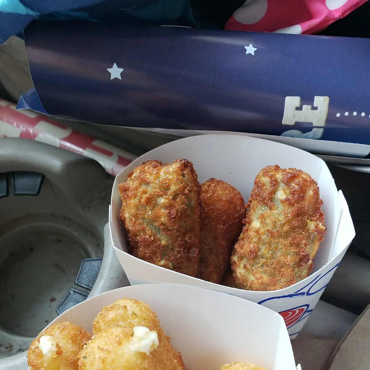 Cheese Poppers and Mozzarella Sticks