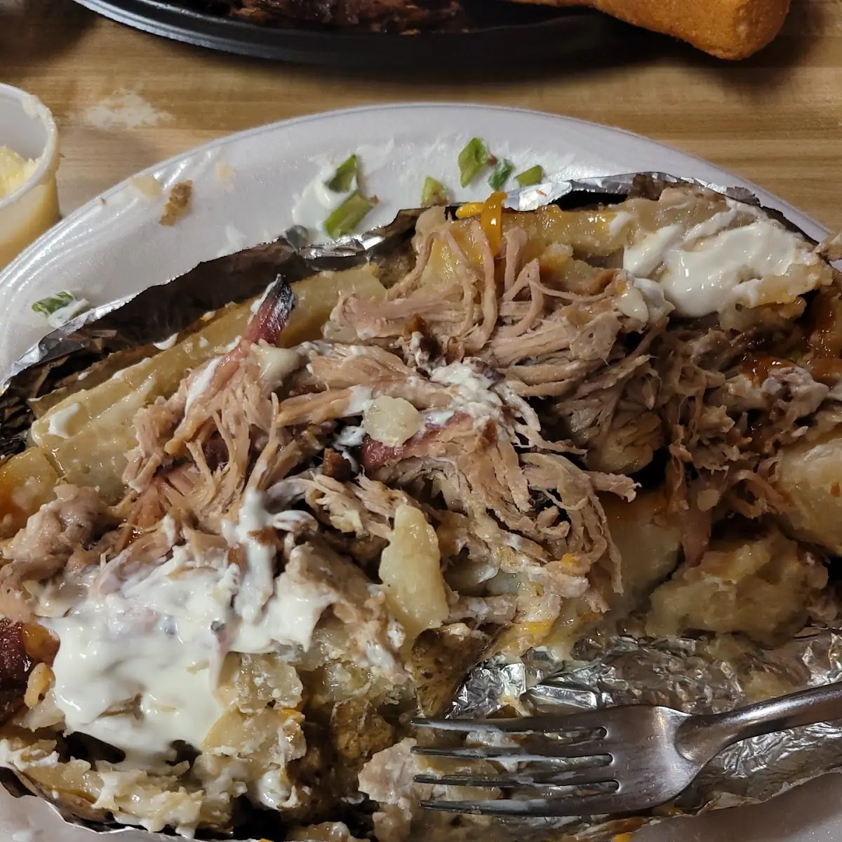 Pulled Pork Baked Potato