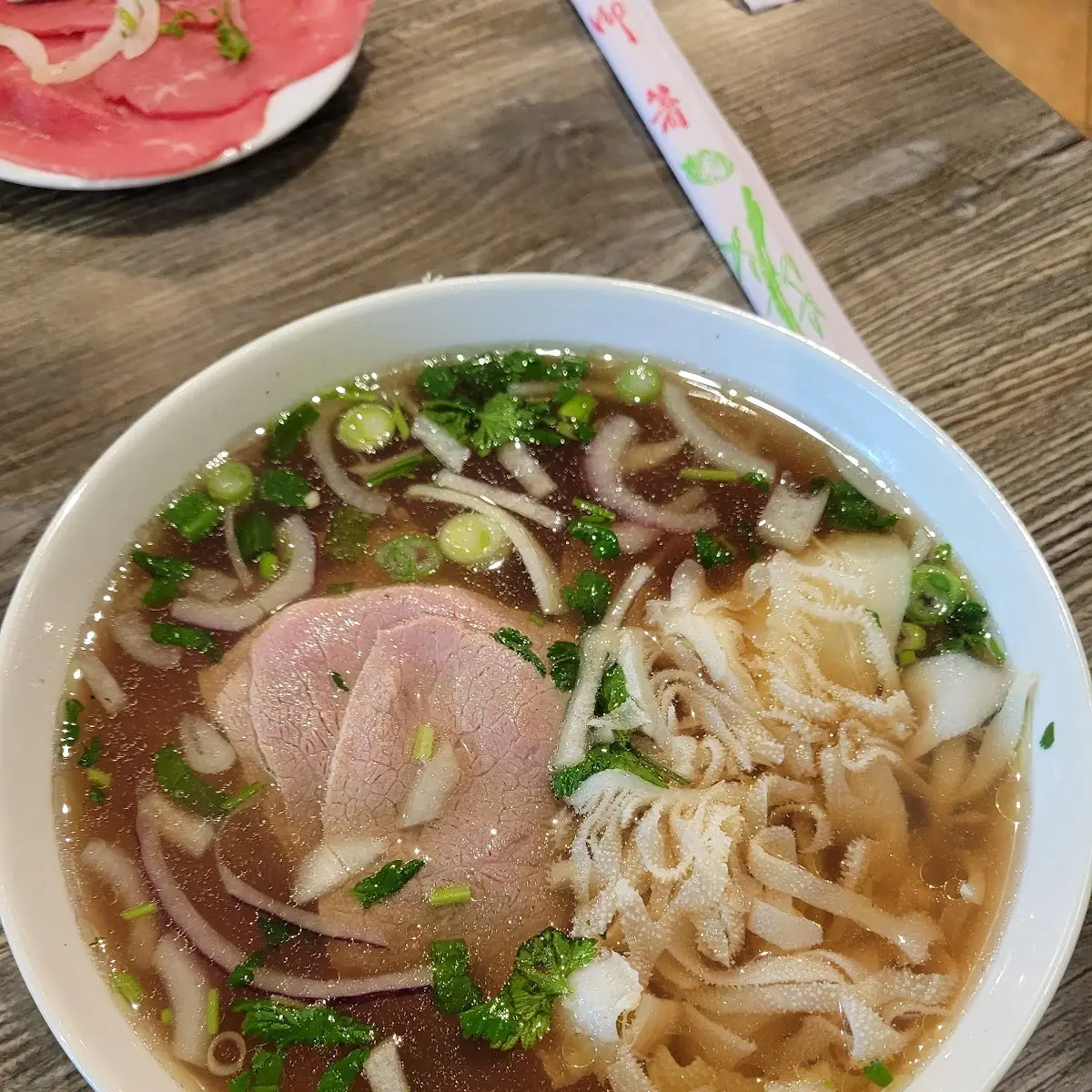 Pho Tai and Tripe
