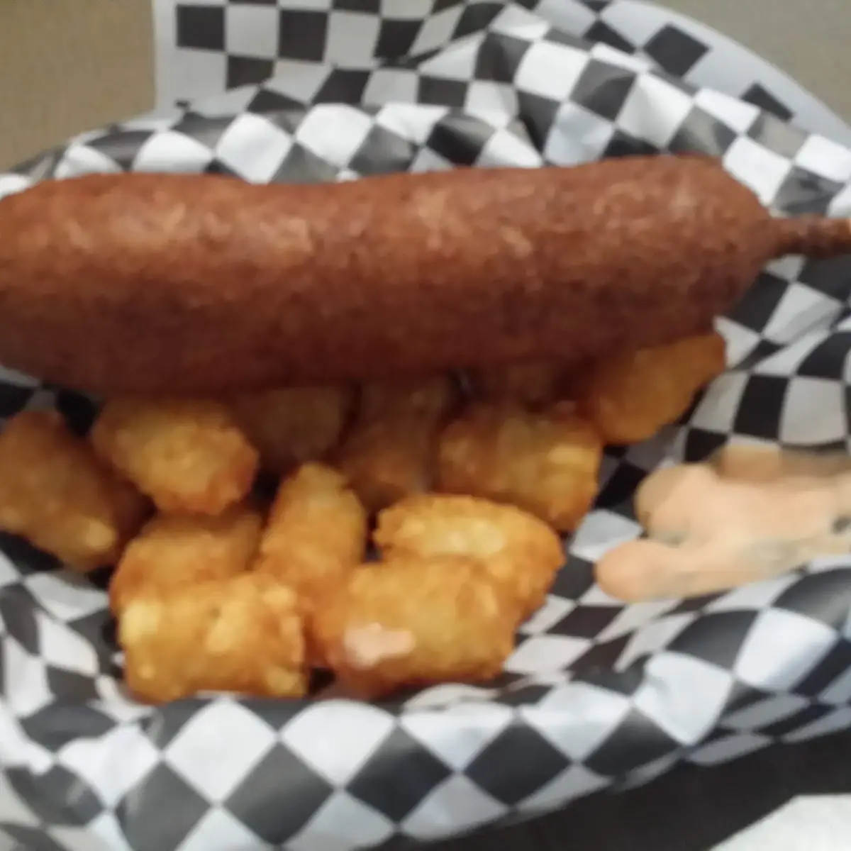Hand Dipped Foot Long Corn Dog